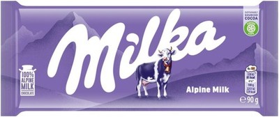 Milka Chocolate - Alpine Milk (Pack of 1)