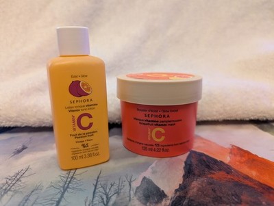 Sephora Vitamin C Passion Fruit Vitamin Tonic and Face & Body Mask Cream