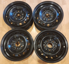 Set Of 4 14 Toyota Camry Factory Oem Black Steel Rims 14x5.5 1992-2000 5x4.5