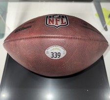 Chargers Game Used Football Justin Herbert 1st Playoff game + Touchdown 2022 NFL