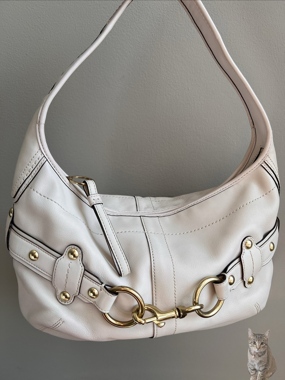 Y2K Coach Belted Ergo 11261 White - Gem