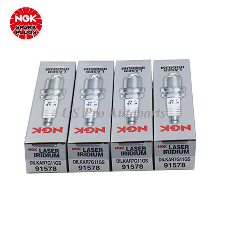 4 pcs OEM NGK Iridium Spark Plugs 122905A2A01 For Honda Civic 2010-2019 2.0L