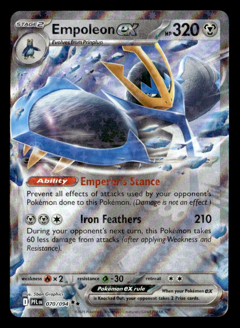 Pokemon Empoleon ex #070/094 tcg Near Mint or Better