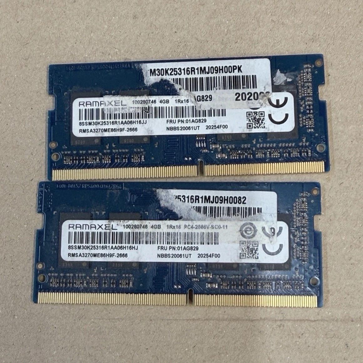 DDR4 SDRAM Ramaxel 4 GB Capacity per Module Memory (RAM) for sale