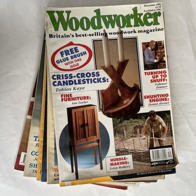 Woodworker Magazines x7, 1992 (L363)
