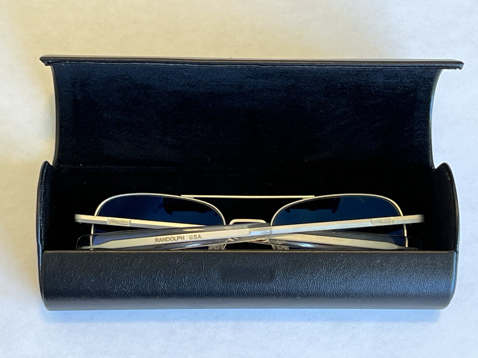 Randolph Engineering Avigator Sunglasses Gray Min… - image 9