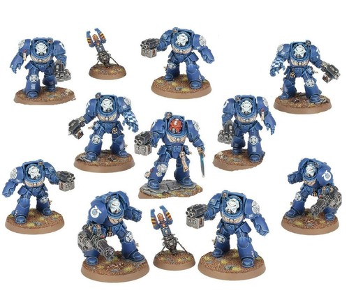 Warhammer 40K Space Marine Terminators Squad x5 – Assembled Unpainted
