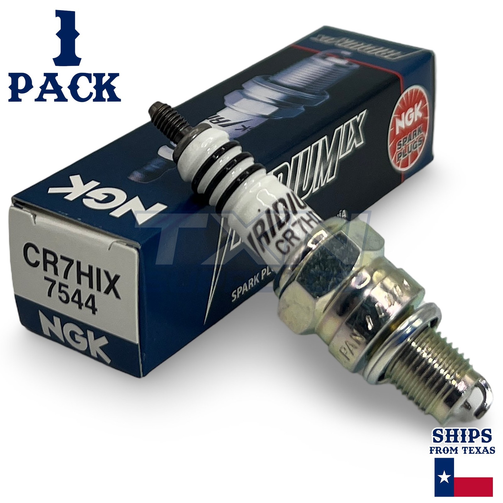 NGK 7544 Iridium IX Spark Plug CR7HIX - 1 Pack