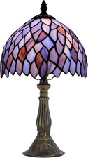 Small Tiffany Table Lamp Mini Stained Glass Lamp Memory Sympathy Desk Reading Li