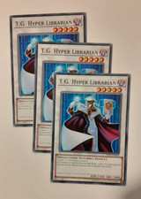 Yu-Gi-Oh! 3 x T.G. Hyper Librarian (PLAYSET) Unlimited VLP OP10-DE018