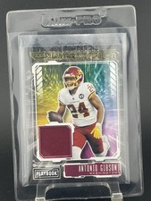 2021 Panini Playbook - Zoning Commission Antonio Gibson #ZC-AGI Material (MEM)