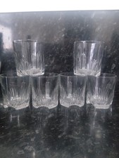 Bormioli Rocco Selecta Crystal Glass Low Ball Whisky Tumblers  X6 / Barware