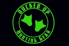 Ducked Up window decal,decoy,dynasty,hunter,decoy,call,waterfowl.duck hunting