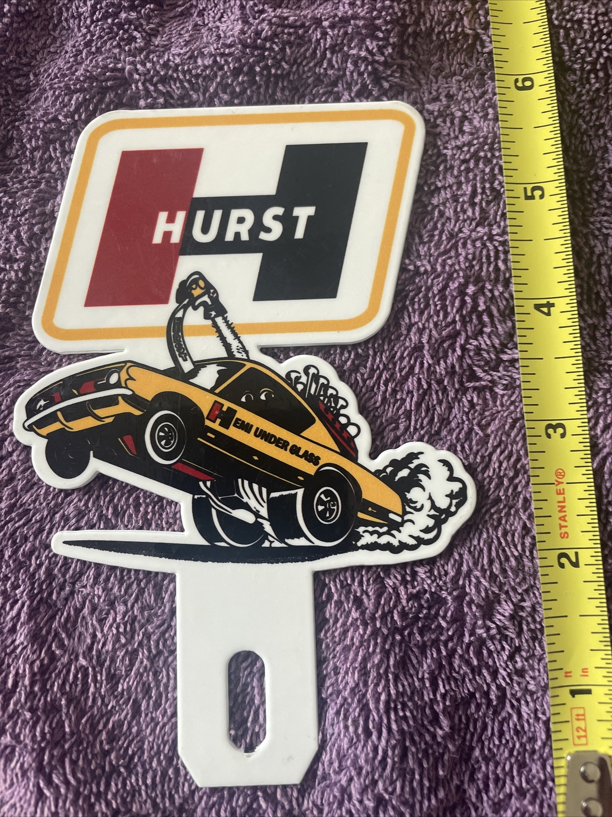 Hurst License plate topper eBay