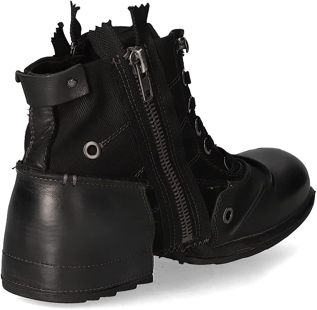 Replay Clutch Men’s Lace Up Clutch Biker Leather Boot In Black Size UK 8 EU 42 eBay