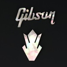 2.0 mm Thickness Gibson Crown Guitar Logo Inlay Mother Of Peal