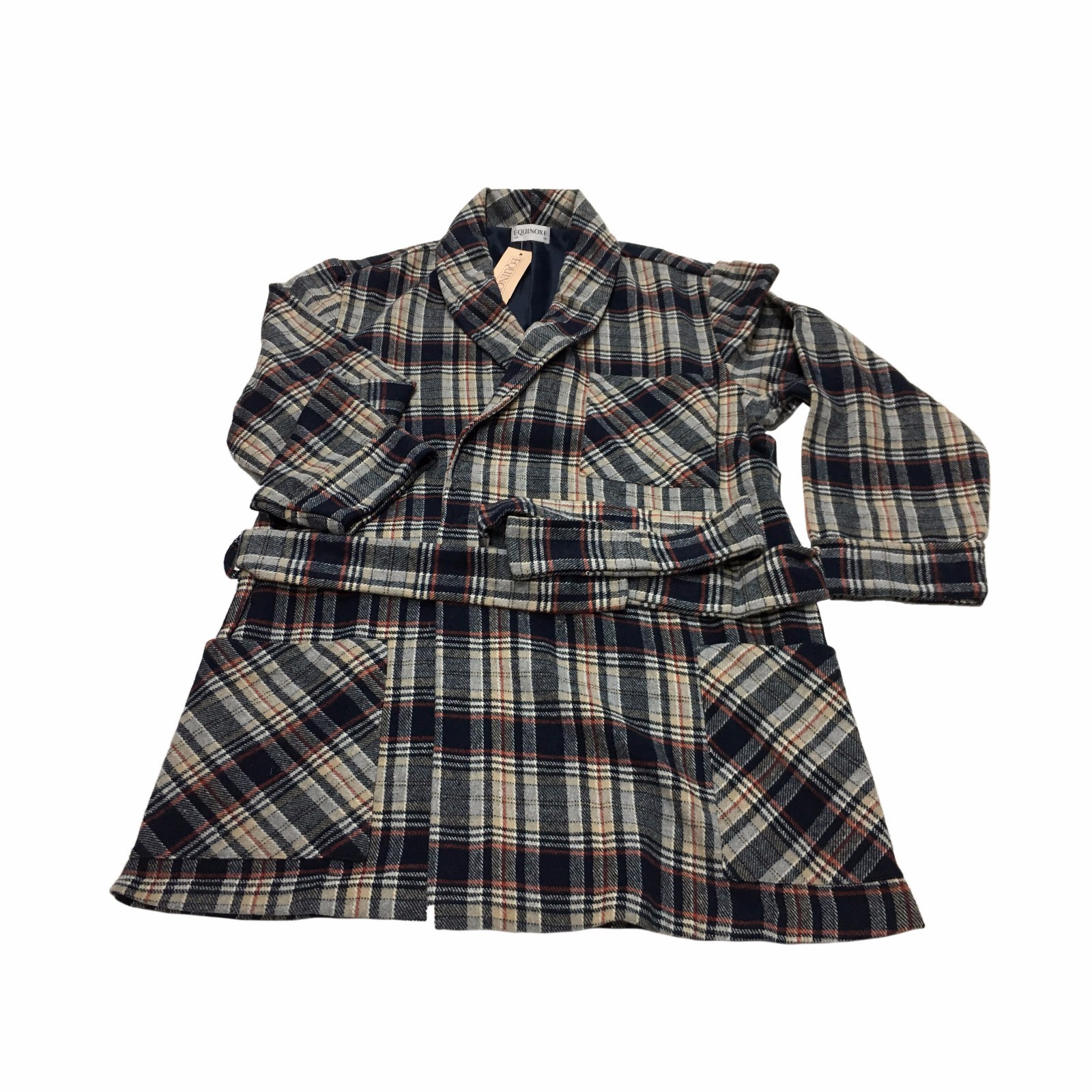 EQUINOX Jacke Zimmer Herren Kader Blau/Rot 55%Хлопок, 45%акрил Сделано В Италии