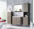 Badmöbel-Set komplett 5-teilig mit Waschbecken Farbe wählbar 71111155