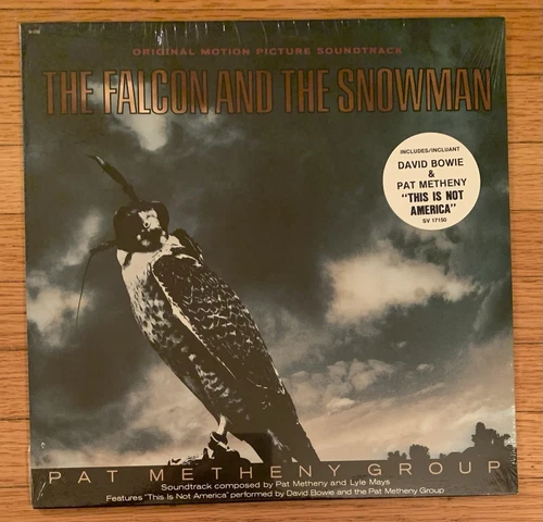 The Falcon and the Snowman Soundtrack sealed 1st press 1985 LP David Bowie hype