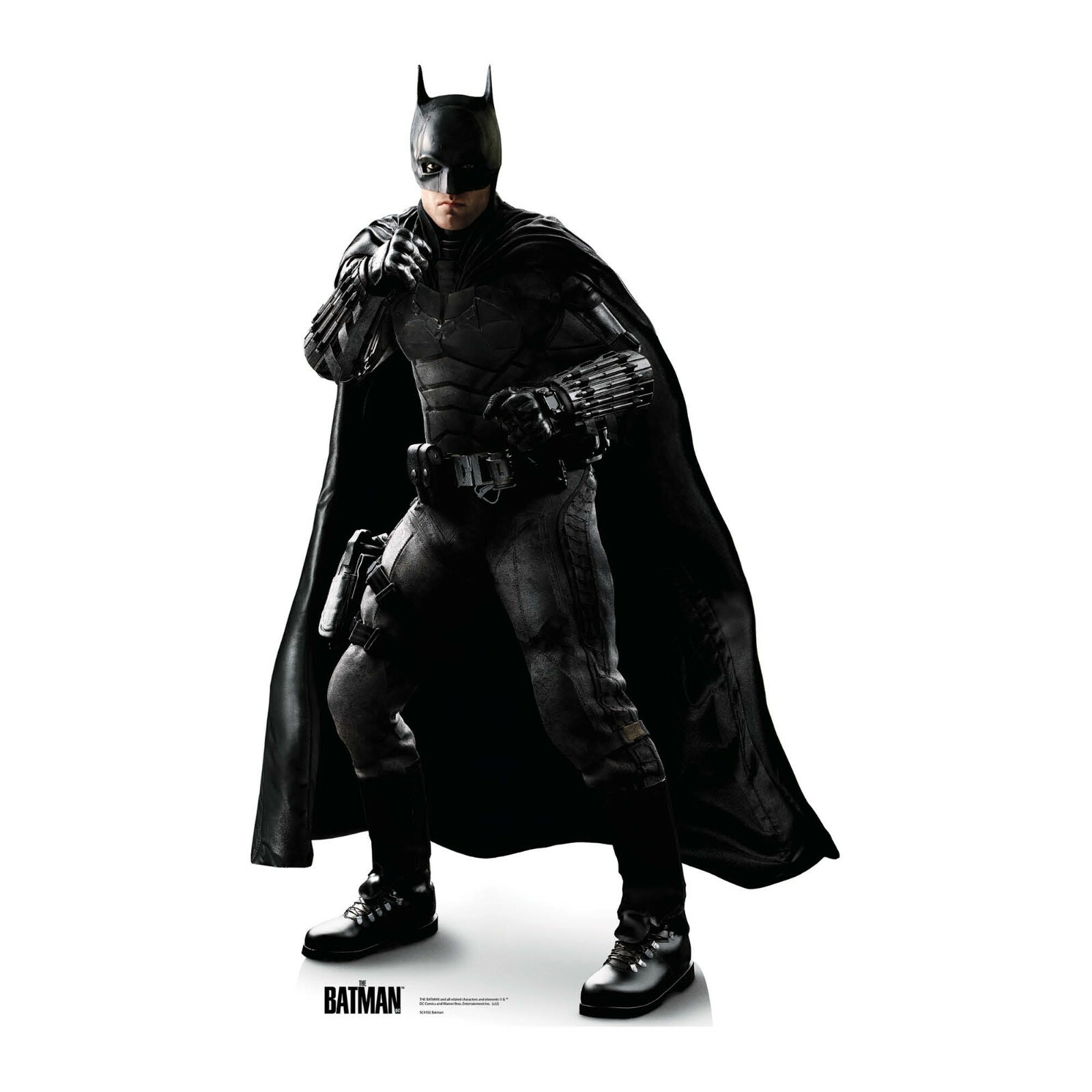 The Batman Robert Pattinson Mini Cardboard Cutout Fighting Pose Bruce Wayne