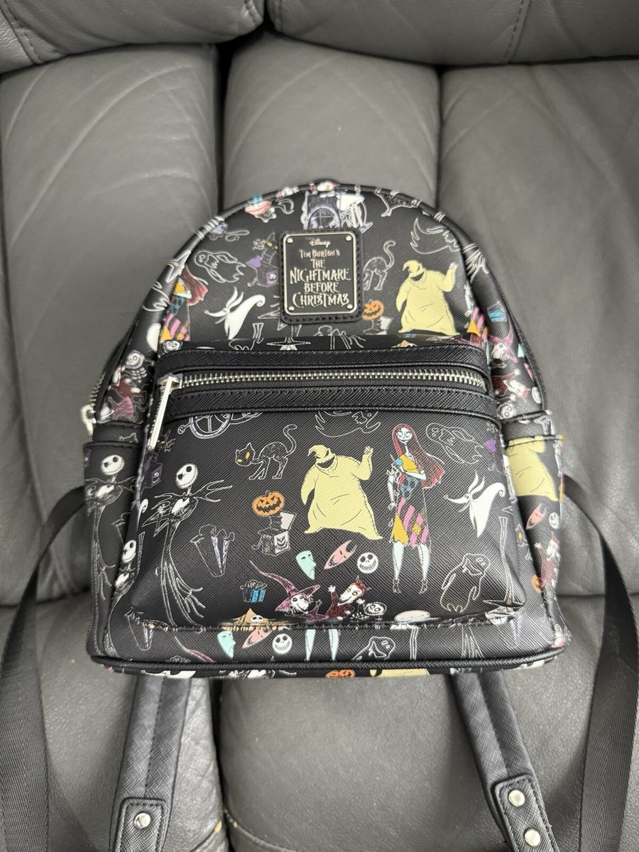 *USED* Loungefly Nightmare Before Christmas Bag Loungefly Mayor Mini Backpack Nightmare Before Christmas  main image 4