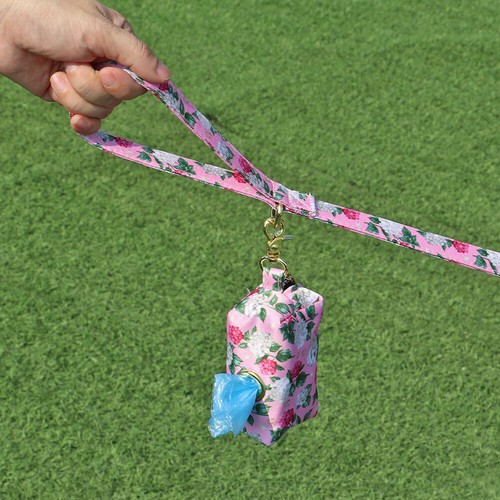 Flower Dog Poop Bag Dispenser Waste Bag Holder for Outdoor Walking Pet Puppy Dog - Picture 10 of 17