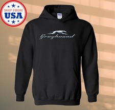 Greyhound Bus Main Men's Black Size S-3XL