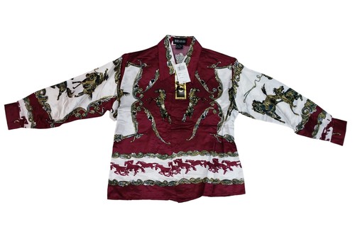 Kid's Silk Shirt Horses Design - Picture 4 of 7