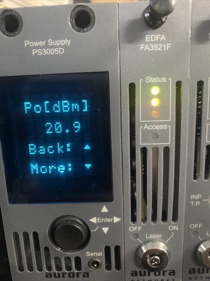 ARRIS / AURORA FA3521F-00-AS EDFA Gained Flattened 21 dBm SC/APC - Image 2 of 4