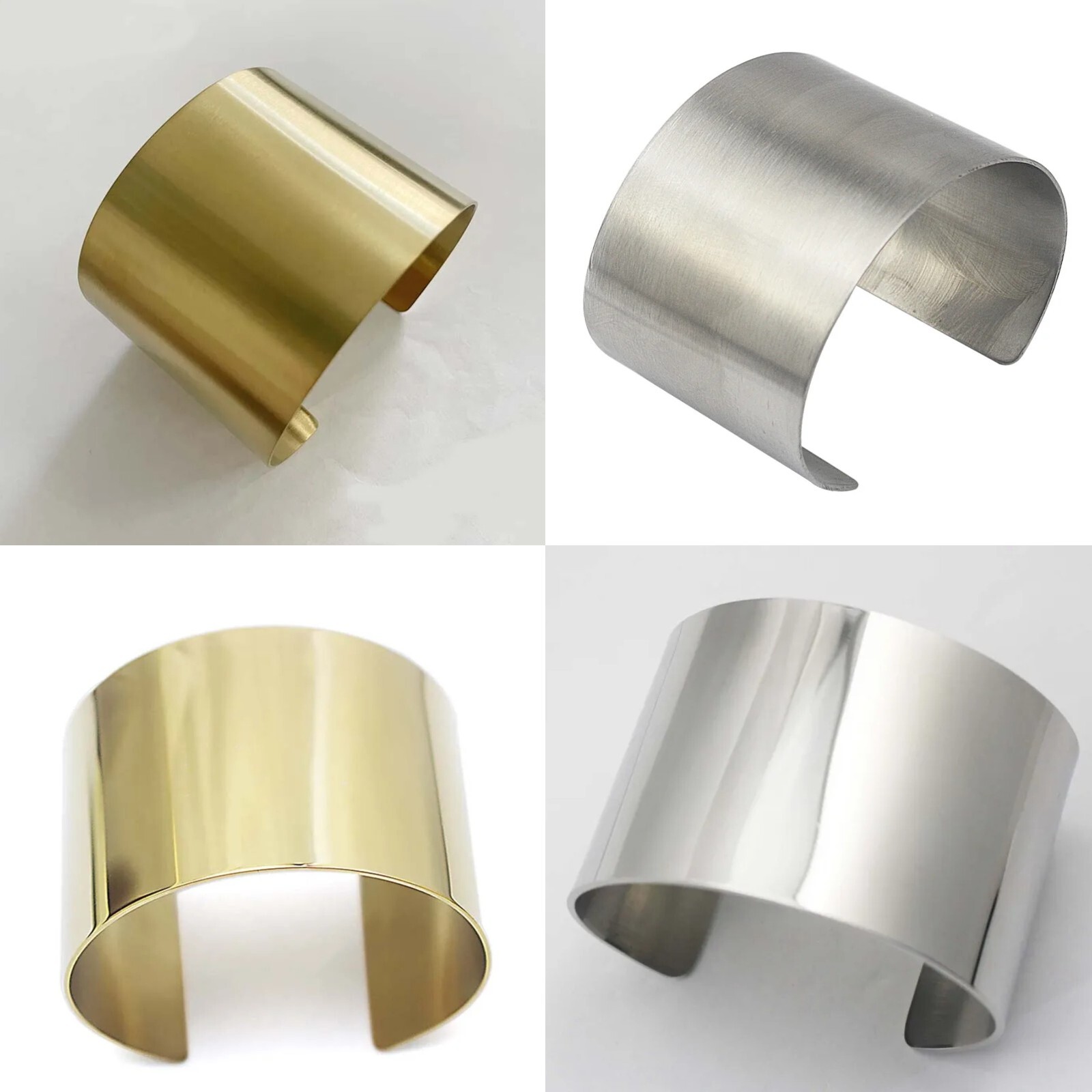 Elegant Silver-Plated Women’s Bangle Cuff Bracelet for Party Style Jewelry-image