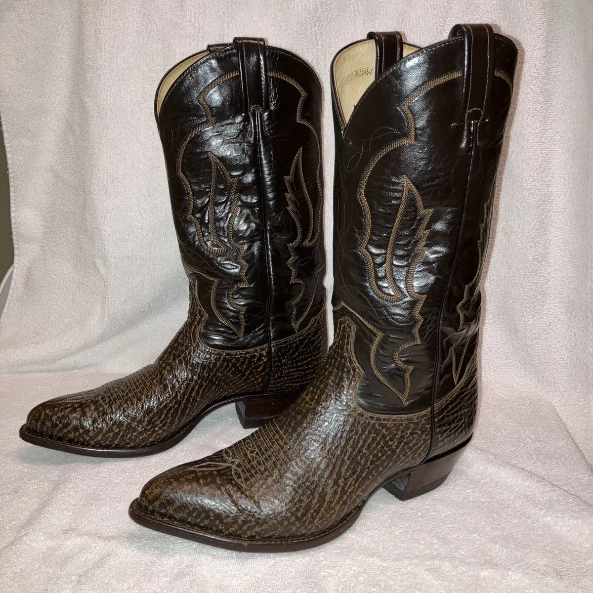 Tony lama cheap sharkskin boots
