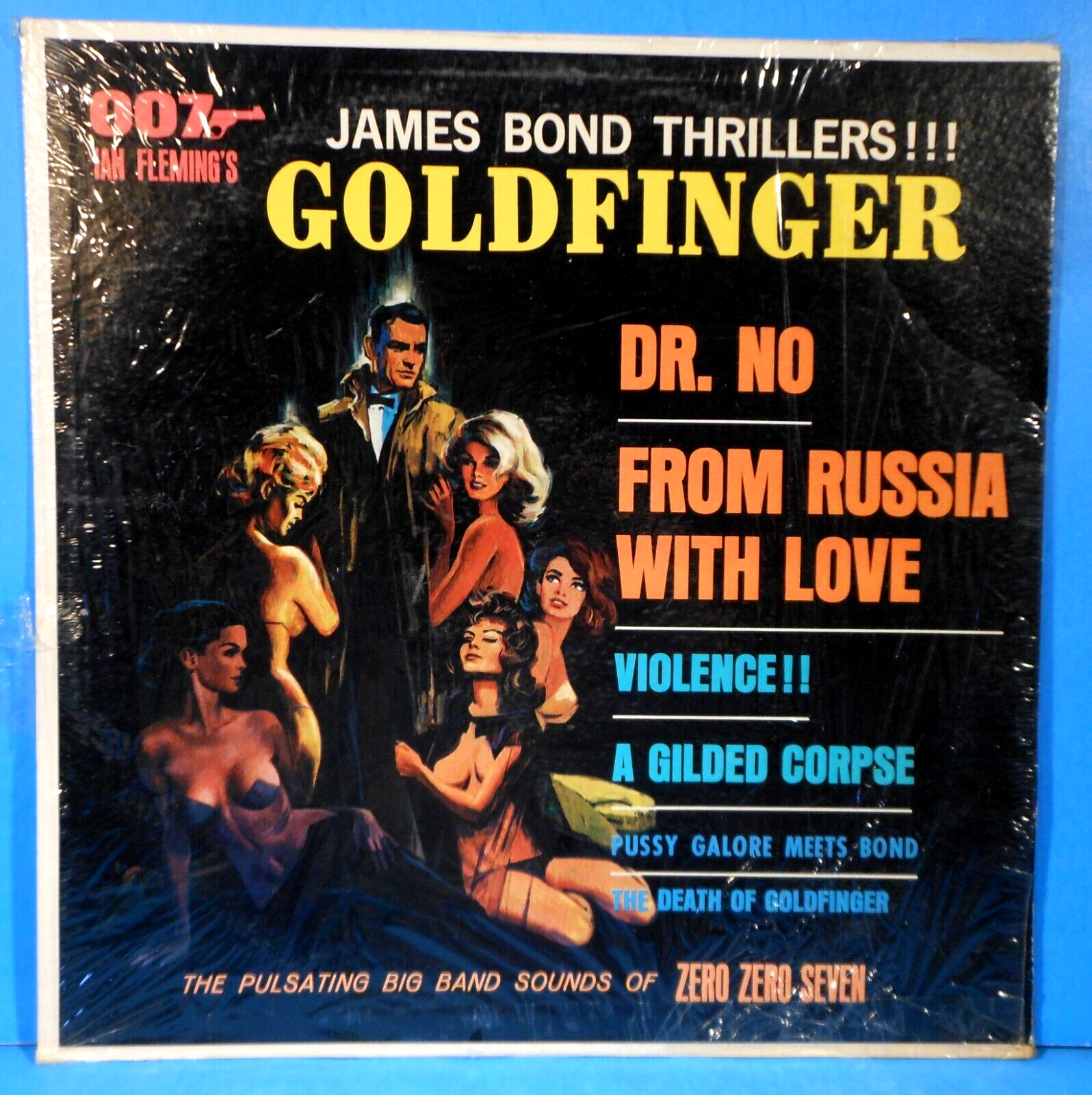JAMES BOND THRILLERS! GOLDFINGER 1965 MONO SHRINK GREAT CONDITION! VG+/VG++!!A