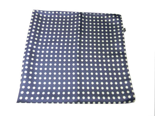 FOULARD UOMO di SETA STAMPATA FAZZOLETTO DA COLLO BLU CASHECOL MODA GIOVANE - Photo 7/15