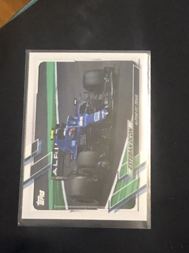 Tarjeta del equipo Topps Formula 1 2021 Esteban Ocon Alpine F1 #105 R2