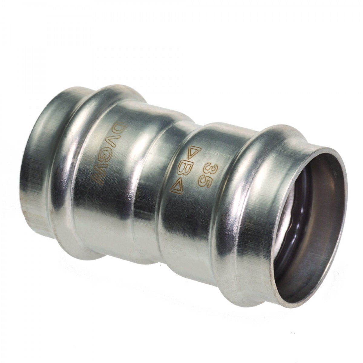 Accesorio Pressfitting De Acero Inoxidable 90° Para Agua Potable DVGW - Medidas 15, 18, 22, 28 Mm