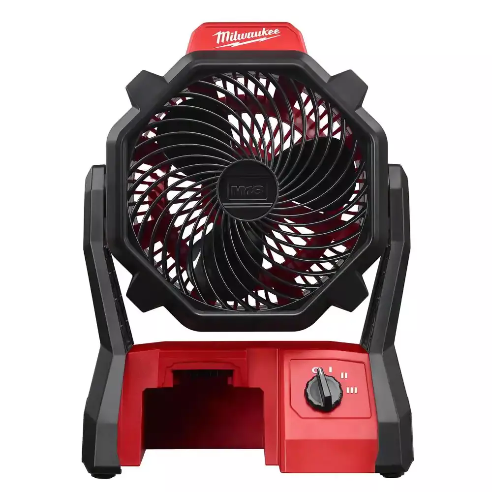 18V Cordless Jobsite Fan Powerful Airflow Lithium Ion Battery Powered Tool Only