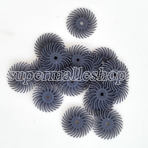 RADIAL BRISTLE DISCS 400 GRIT Blue MINI RADIAL BRUSHES 3/4" Pack of 10