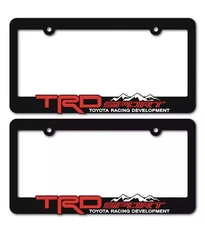 TRD-SPORT-License-Plate-Frames-Toyota-TRD-Tacoma-Tundra-4Runner-RAV4-Highlander