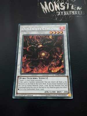 YUGIOH ALTES WESEN CTHUGUA SECRET RARE SHVA-DE016 1.AUFLAGE