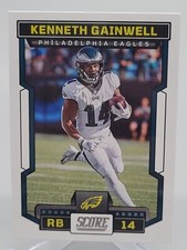 2023 PANINI SCORE KENNETH GAINWELL BASE FOOTBALL CARD EAGLES NFL donruss topps