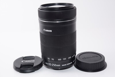 Exc+5]Canon EF-S 55-250mm f4-5.6 IS STM Lens From JAPAN #s18887 | eBay