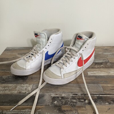 High Top Blazer Mid Red And Blue Nike Blazer Mid '77 Vintage