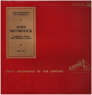 John McCormack Classical Arias And German Lieder NEAR MINT Angel Vinyl LP