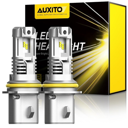 LED Headlight Hi/Low Beam Bulb – White/Yellow Super Bright – Universal Fit For Motorcycle Scooter – BCSMMCAR