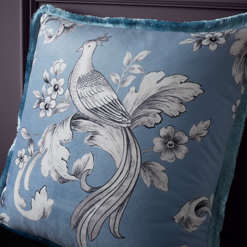 Bridgerton By Catherine Lansfield Regal Floral Duvet Cover Bedding Set Blue - Picture 10 of 53