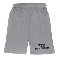 Florida International University Panthers NCAA College Fleece Distressed Shorts