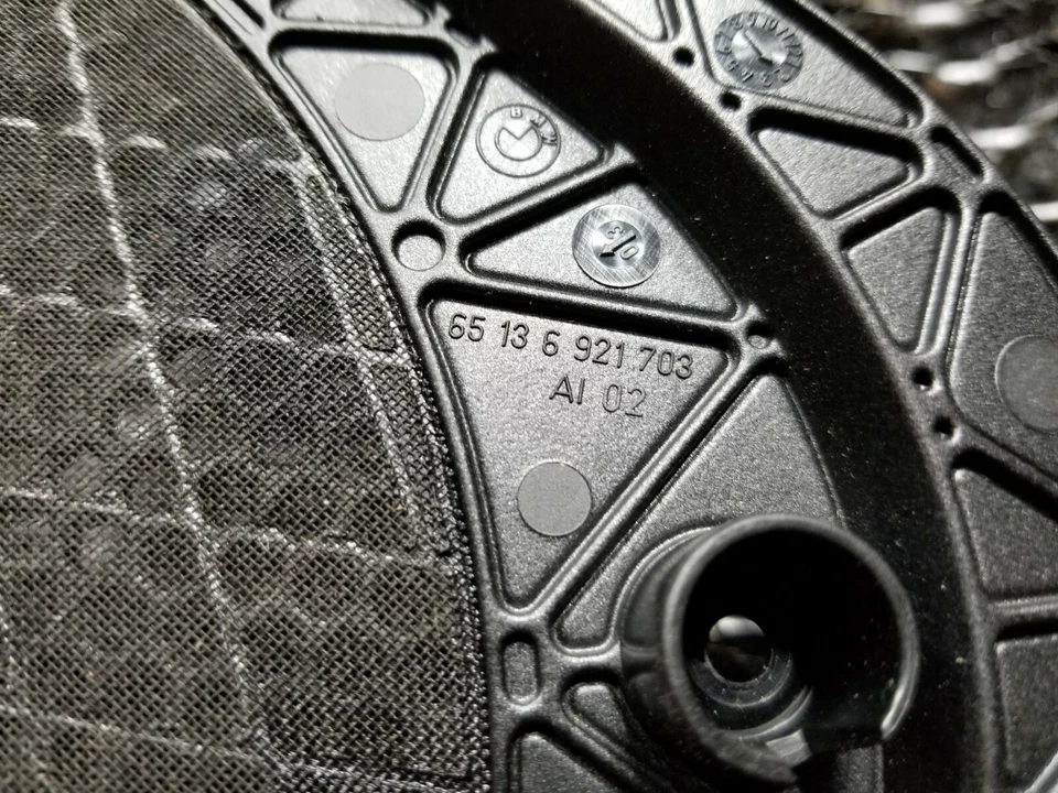 06 07 08 09 10 BMW 650I E63 SOB O ASSENTO TAMPA DO ALTO-FALANTE MOTORISTA ESQUERDO FABRICANTE DE EQUIPAMENTO ORIGINAL - Imagem 3 de 4