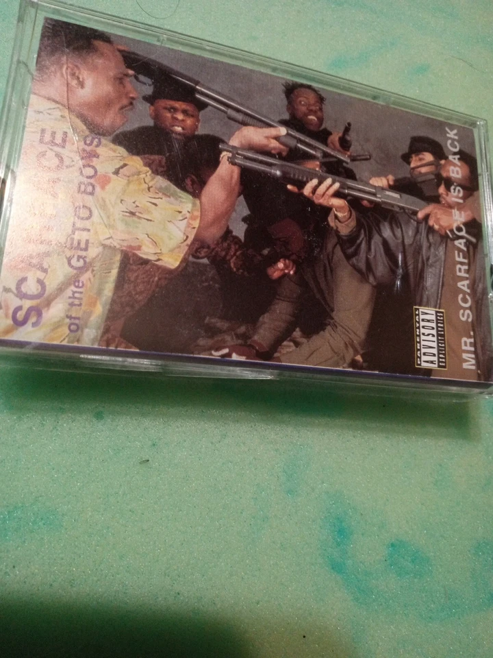 Scarface of the Geto Boys Mr. Scarface Is Back Cassette Tape 1990s Rap Hip Hop Foto 2 de 4