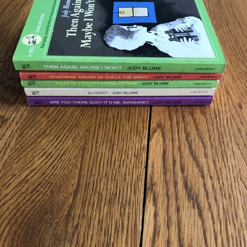 Judy Blume 5 Book Box Set 1970s paperback - Picture 8 of 24