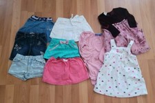 Carter's Old Navy Baby Girls 18-24M Clothes Shorts Overall Dress Skirts Lot Of 9